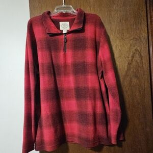 Men's shirt black and red